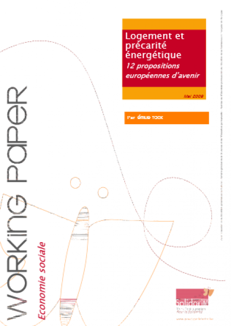 image couverture Log ement et précarité énergétique 12 propositions européennes d’avenir 