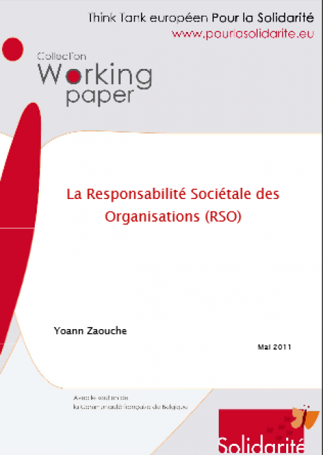 image couverture La Responsabilité Sociétale des Organisations (R SO) 
